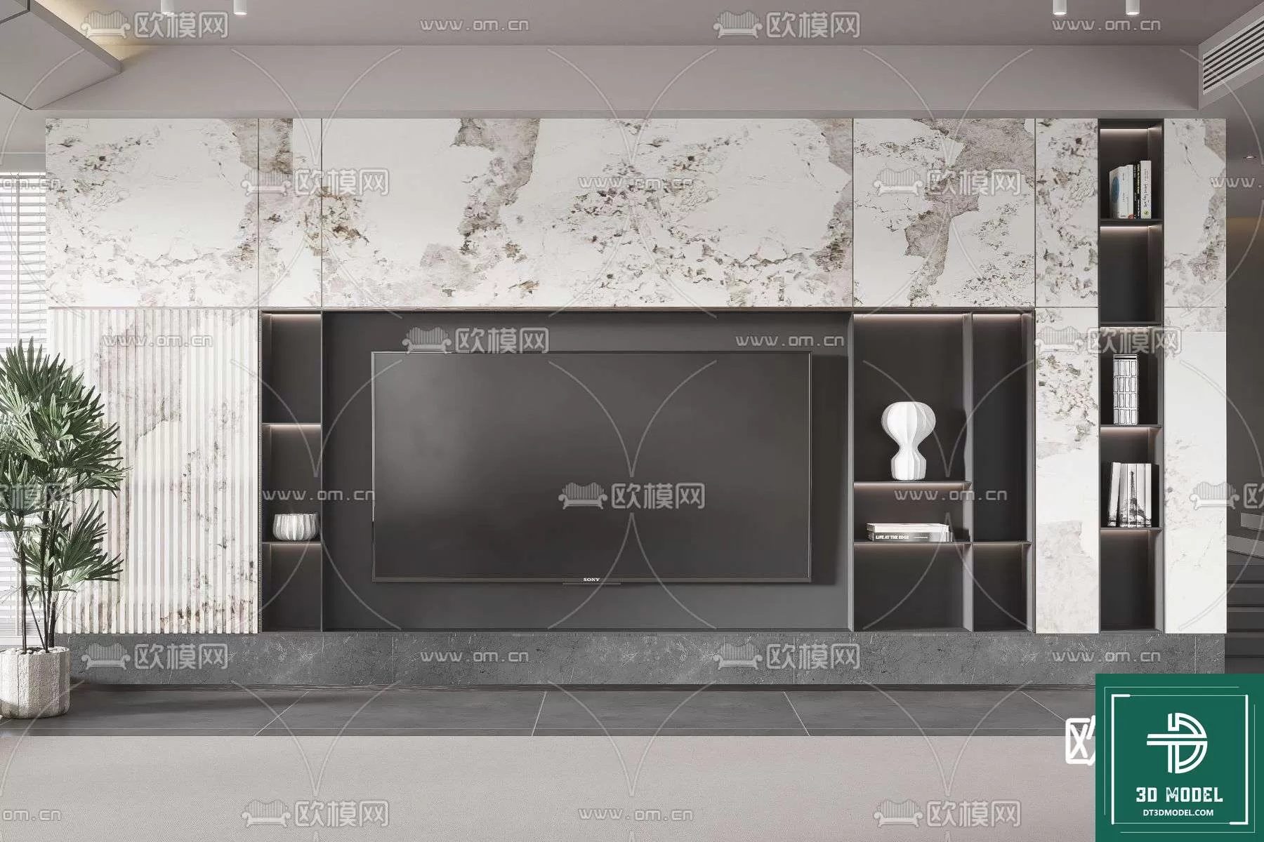 TELEVISION SHELF – 3DMODELS – 052