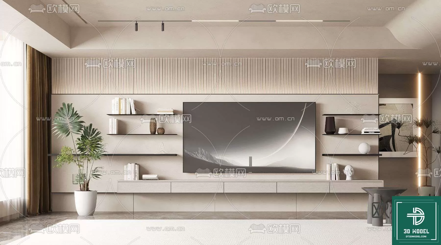 TELEVISION SHELF – 3DMODELS – 056