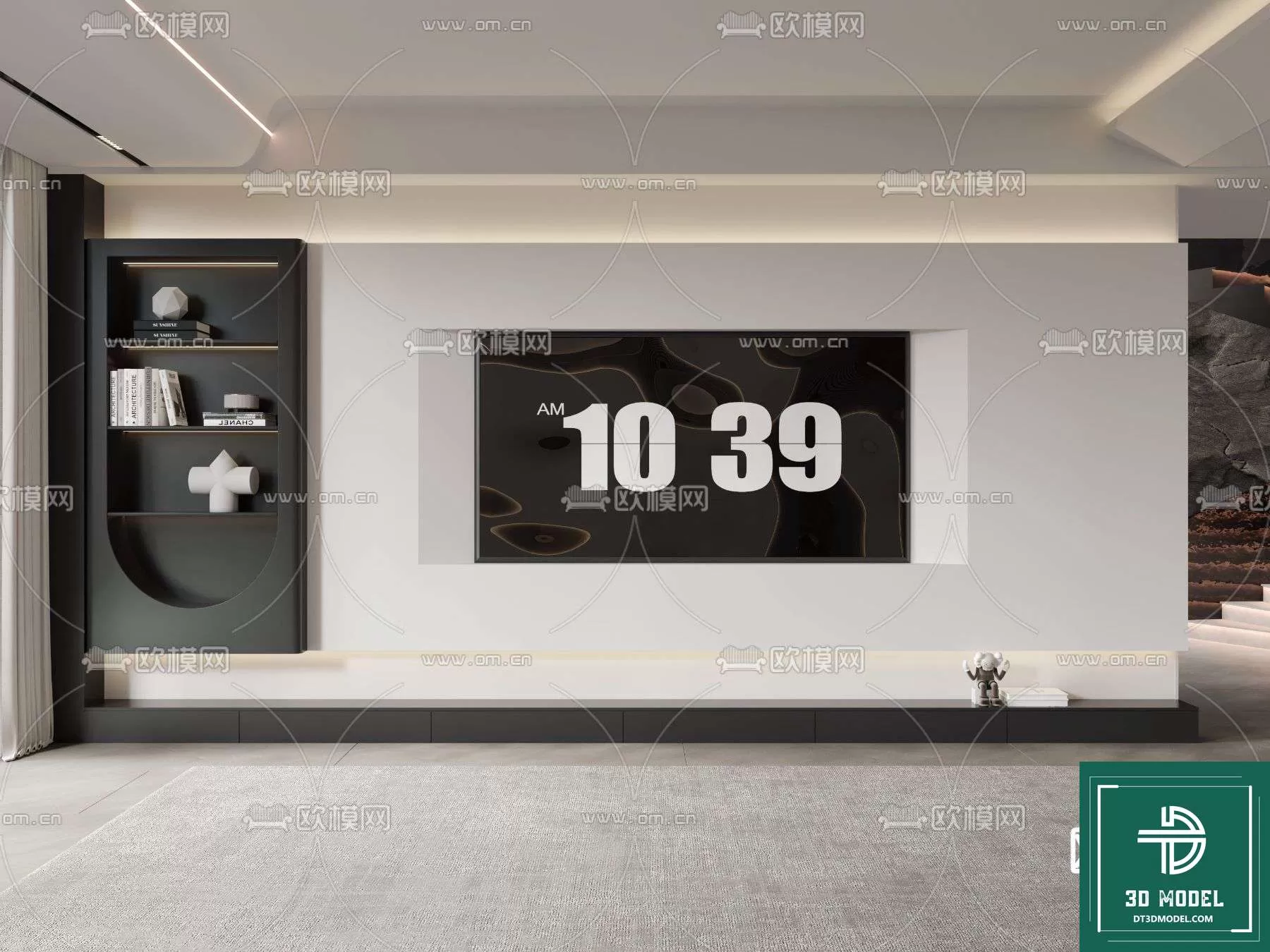 TELEVISION SHELF – 3DMODELS – 057