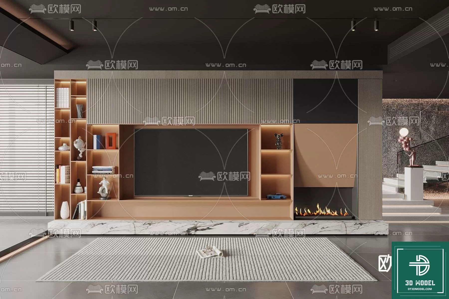 TELEVISION SHELF – 3DMODELS – 059