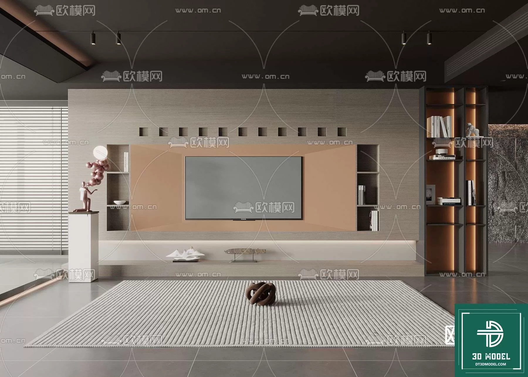 TELEVISION SHELF – 3DMODELS – 060