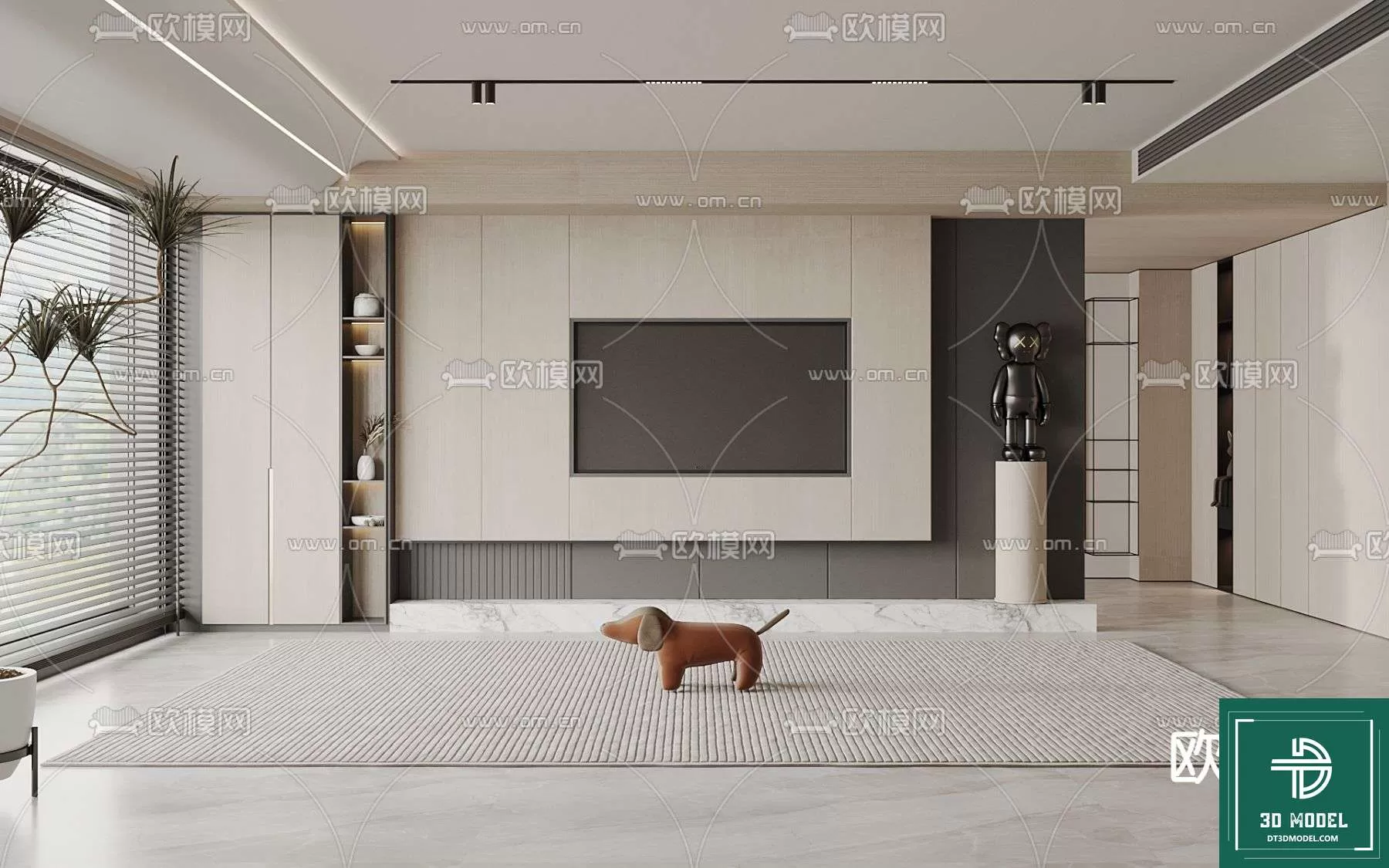 TELEVISION SHELF – 3DMODELS – 062