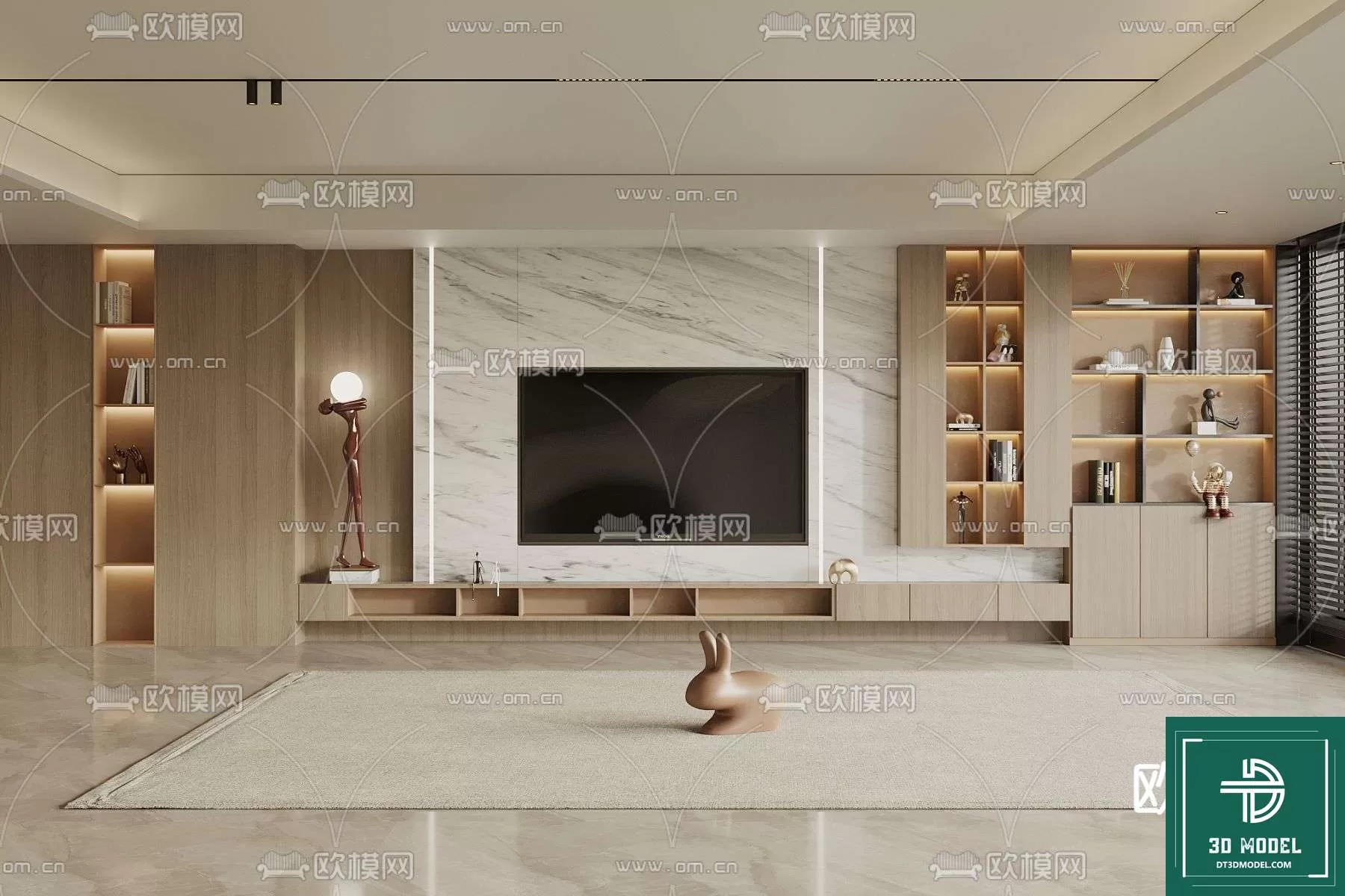 TELEVISION SHELF – 3DMODELS – 063