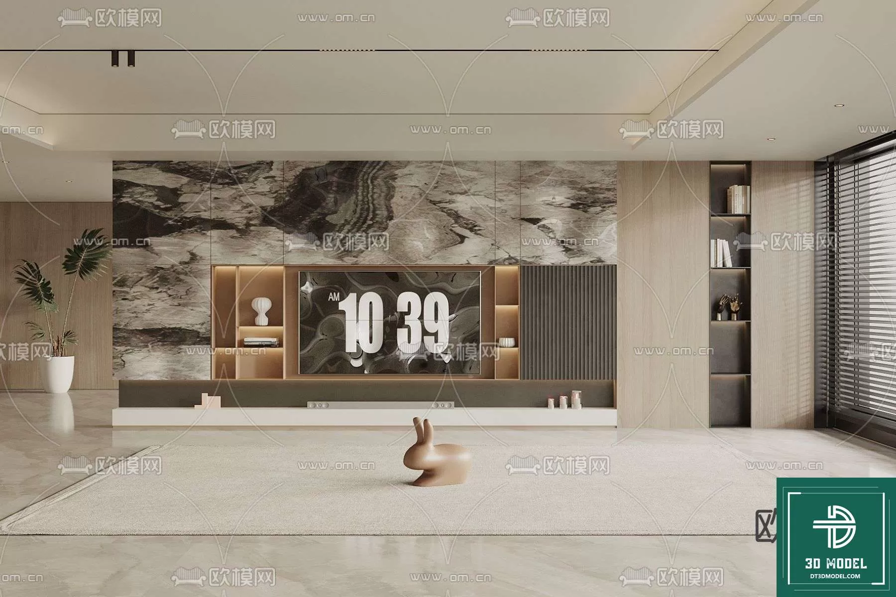 TELEVISION SHELF – 3DMODELS – 064