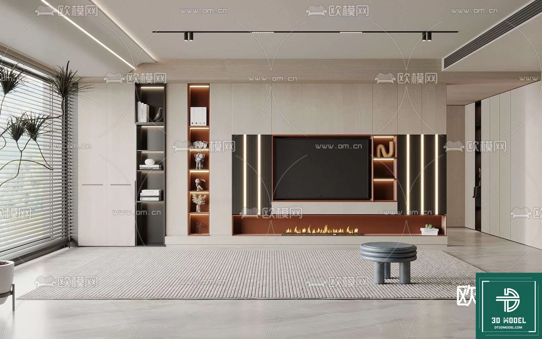 TELEVISION SHELF – 3DMODELS – 065