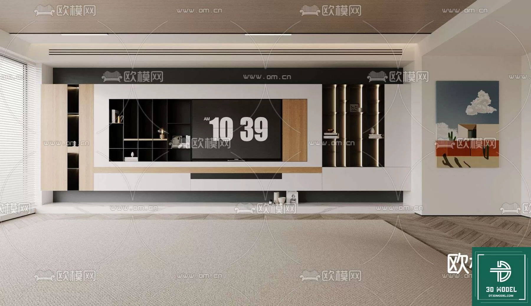 TELEVISION SHELF – 3DMODELS – 066