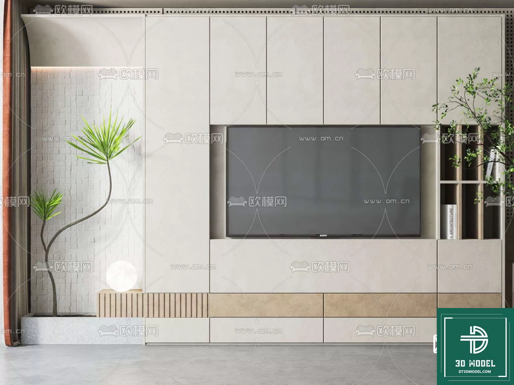 TELEVISION SHELF – 3DMODELS – 070