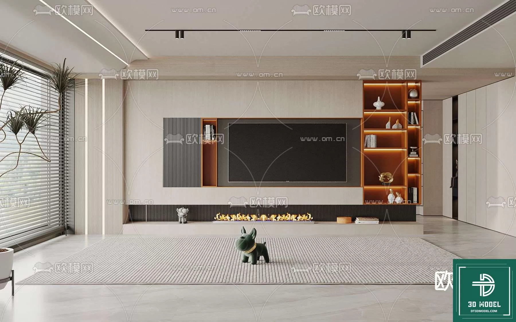 TELEVISION SHELF – 3DMODELS – 072