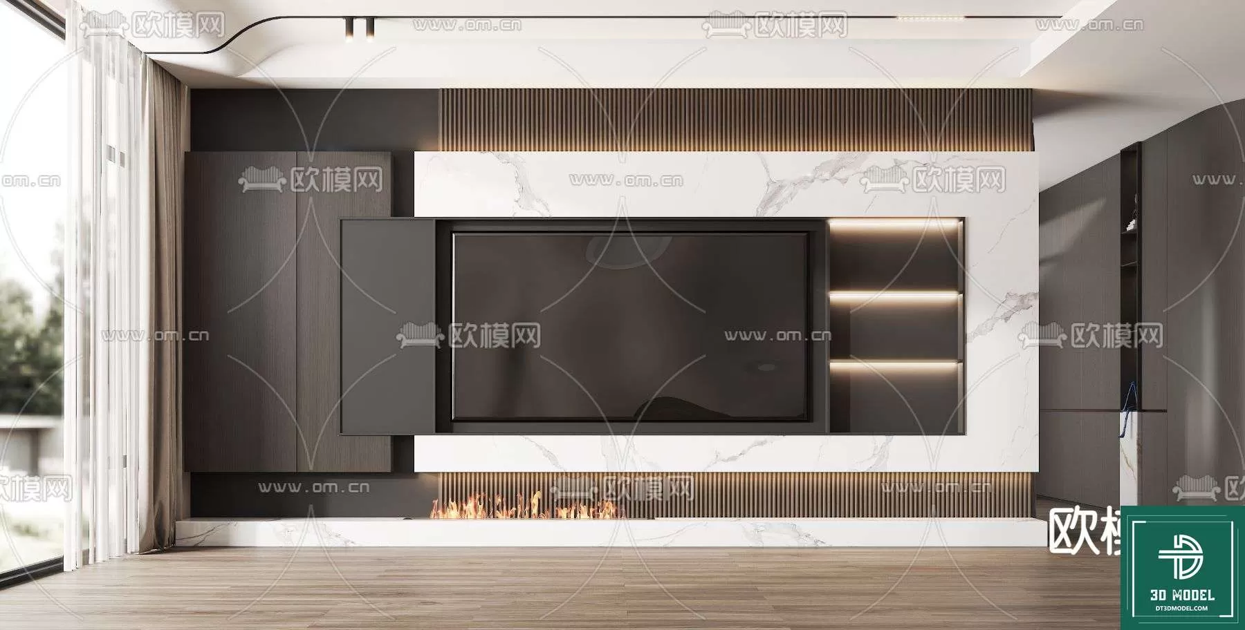 TELEVISION SHELF – 3DMODELS – 073