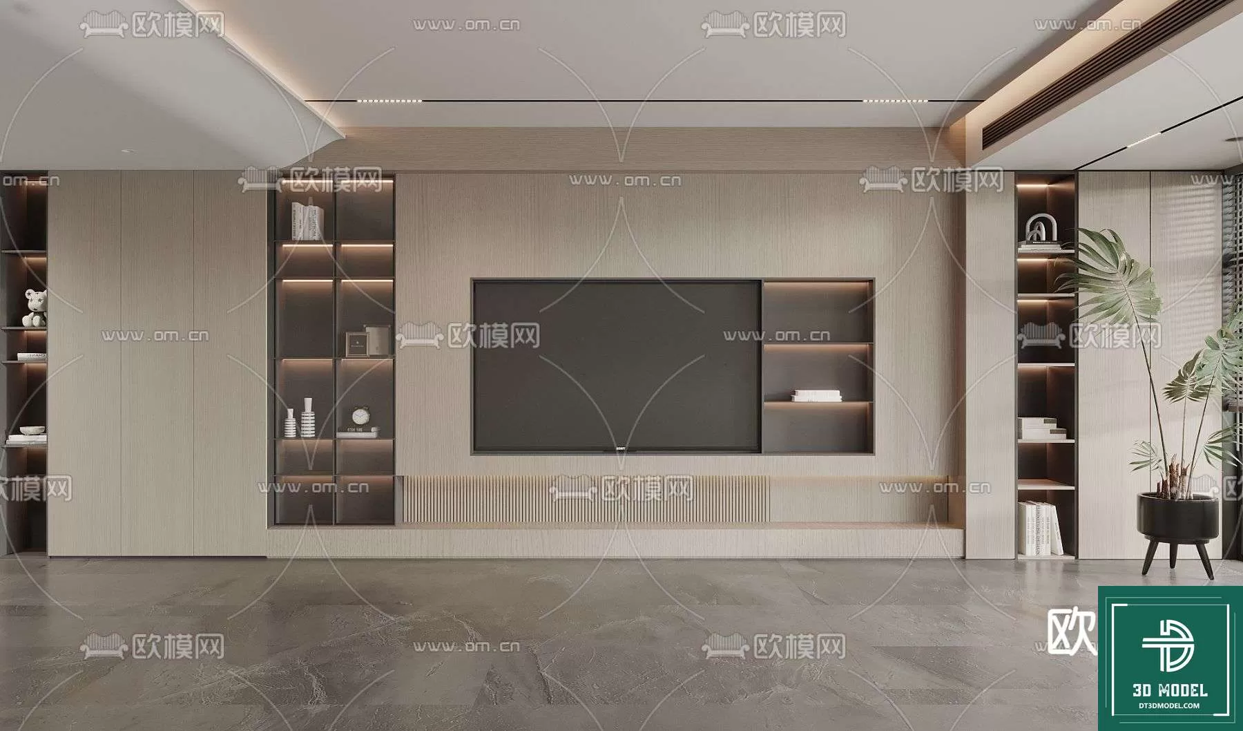 TELEVISION SHELF – 3DMODELS – 075