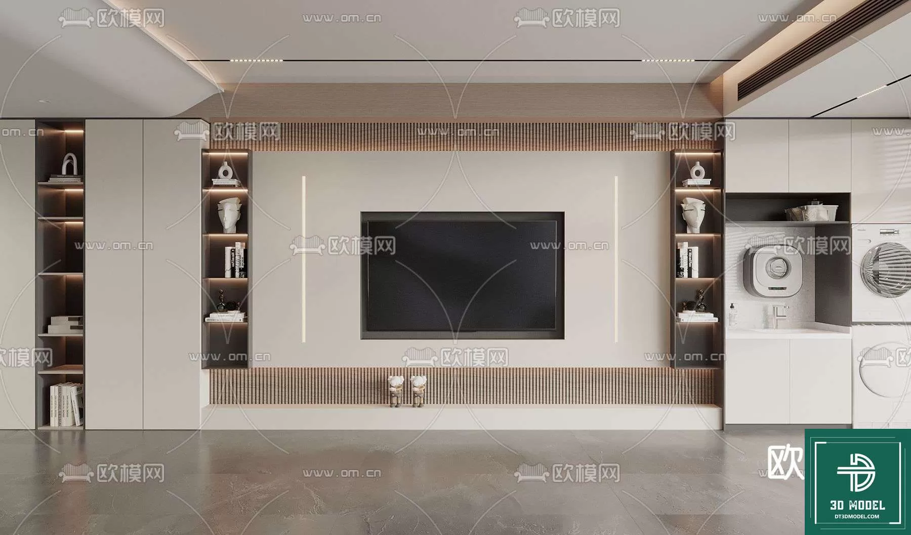 TELEVISION SHELF – 3DMODELS – 077