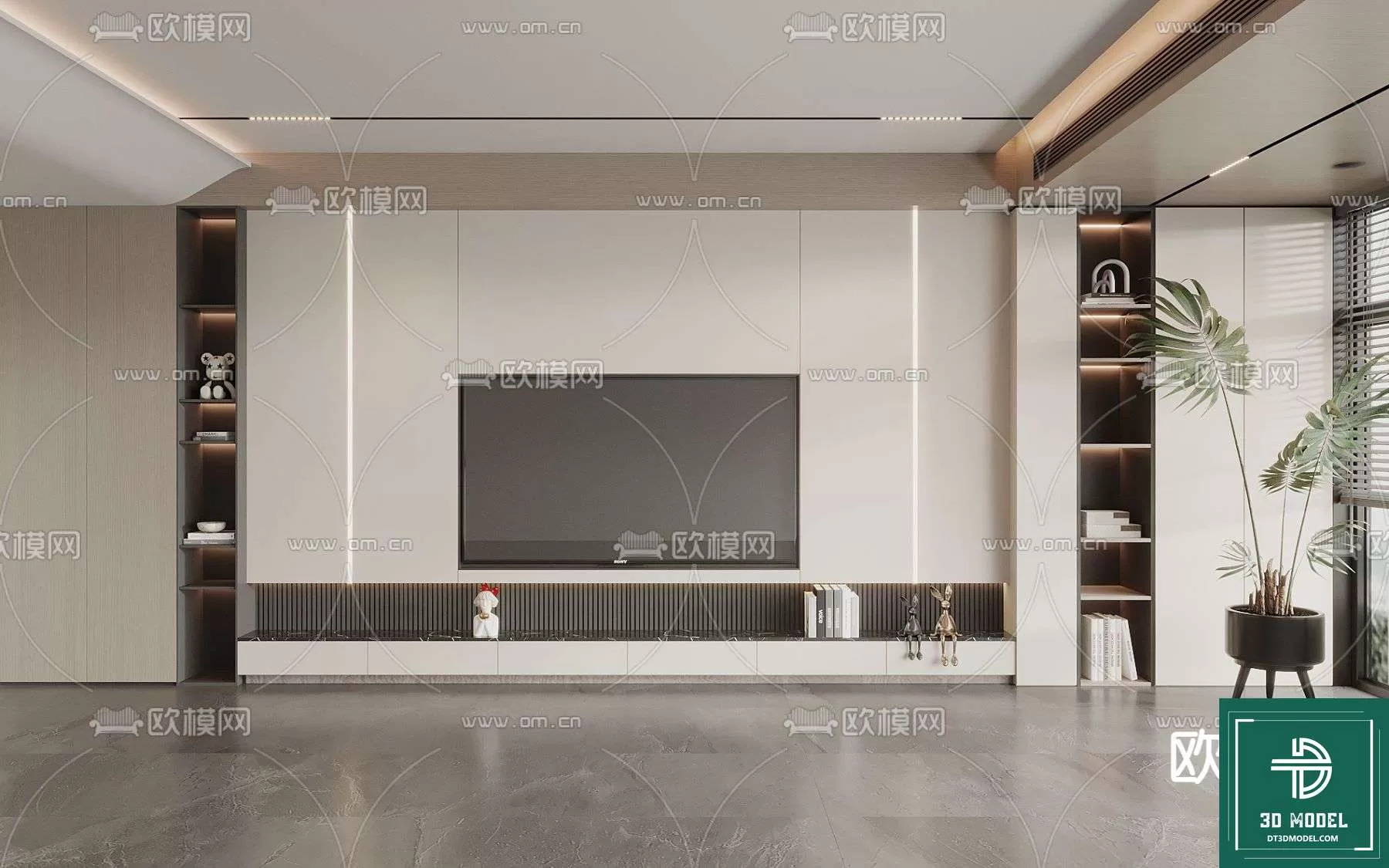 TELEVISION SHELF – 3DMODELS – 079