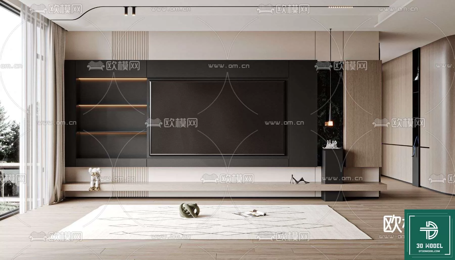 TELEVISION SHELF – 3DMODELS – 081