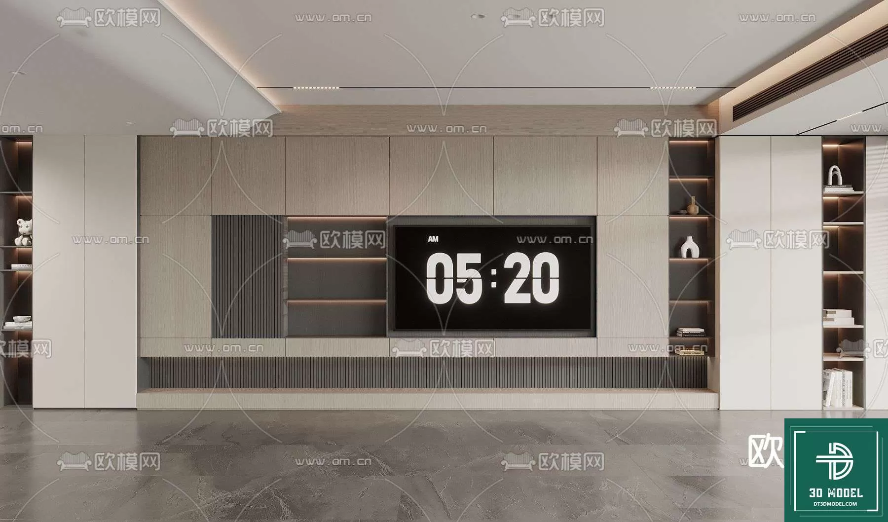 TELEVISION SHELF – 3DMODELS – 084