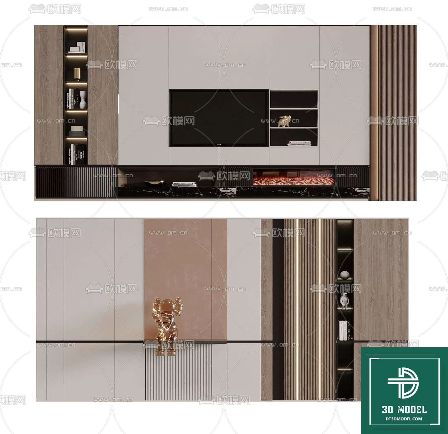 TELEVISION SHELF – 3DMODELS – 087