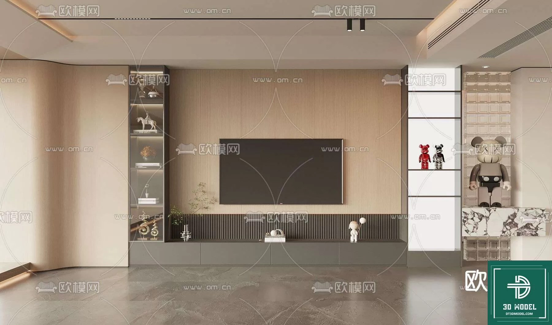 TELEVISION SHELF – 3DMODELS – 089