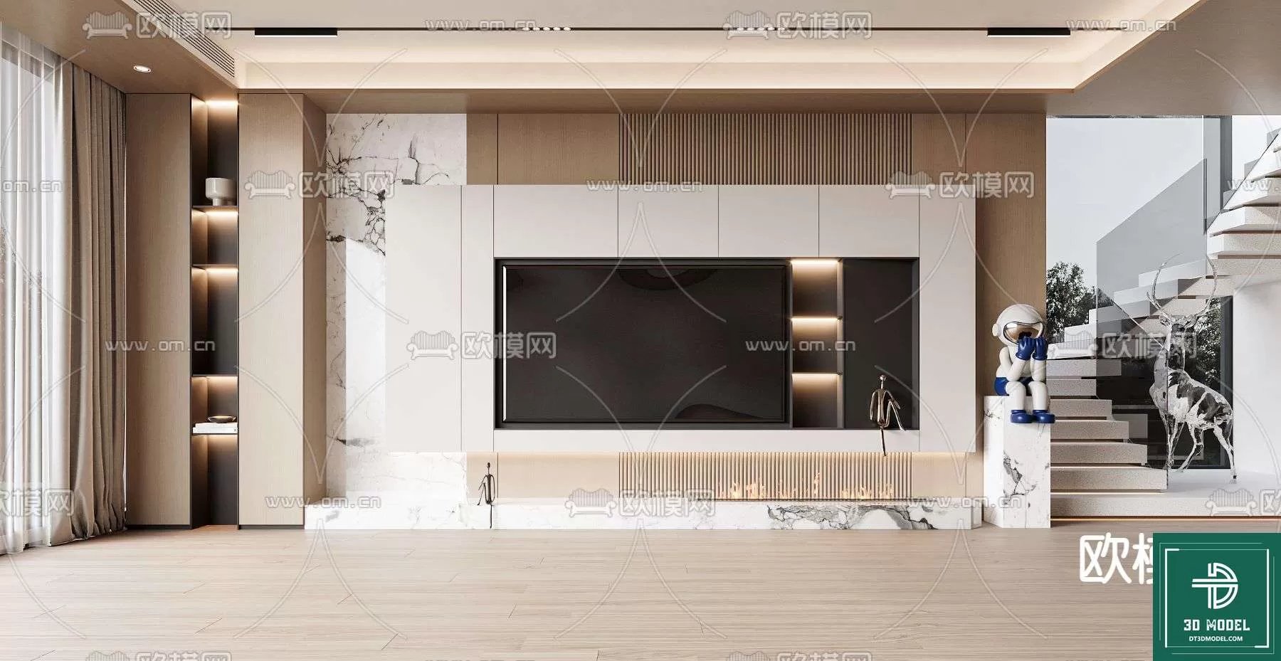 TELEVISION SHELF – 3DMODELS – 093