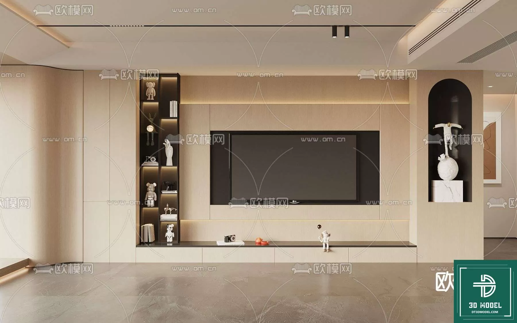 TELEVISION SHELF – 3DMODELS – 094