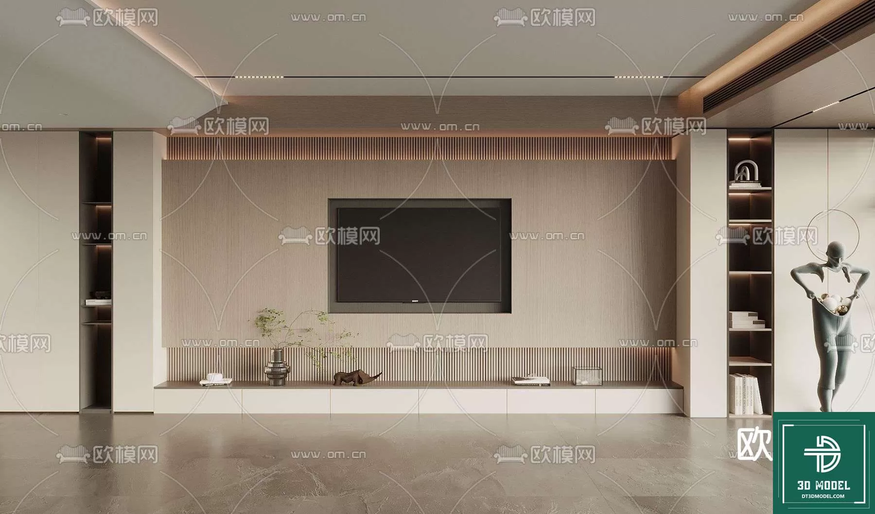 TELEVISION SHELF – 3DMODELS – 095