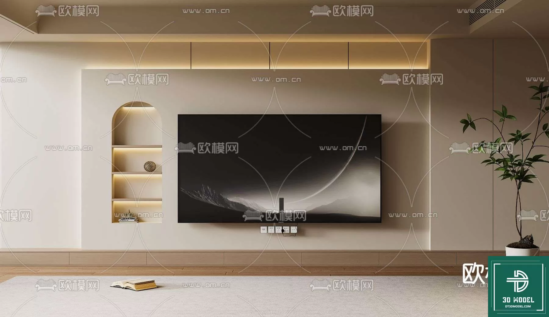 TELEVISION SHELF – 3DMODELS – 102