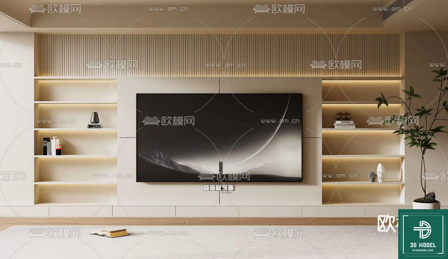 TELEVISION SHELF – 3DMODELS – 103