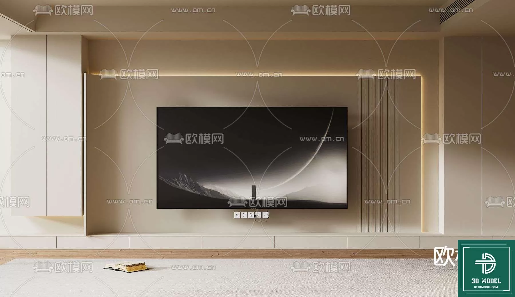 TELEVISION SHELF – 3DMODELS – 107