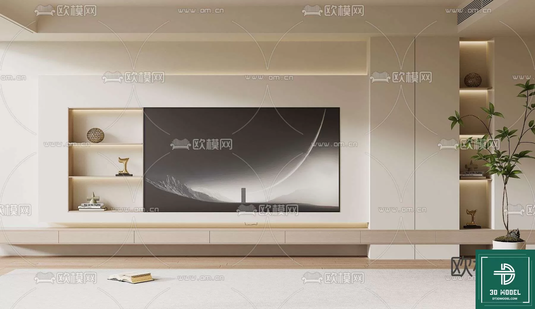 TELEVISION SHELF – 3DMODELS – 108