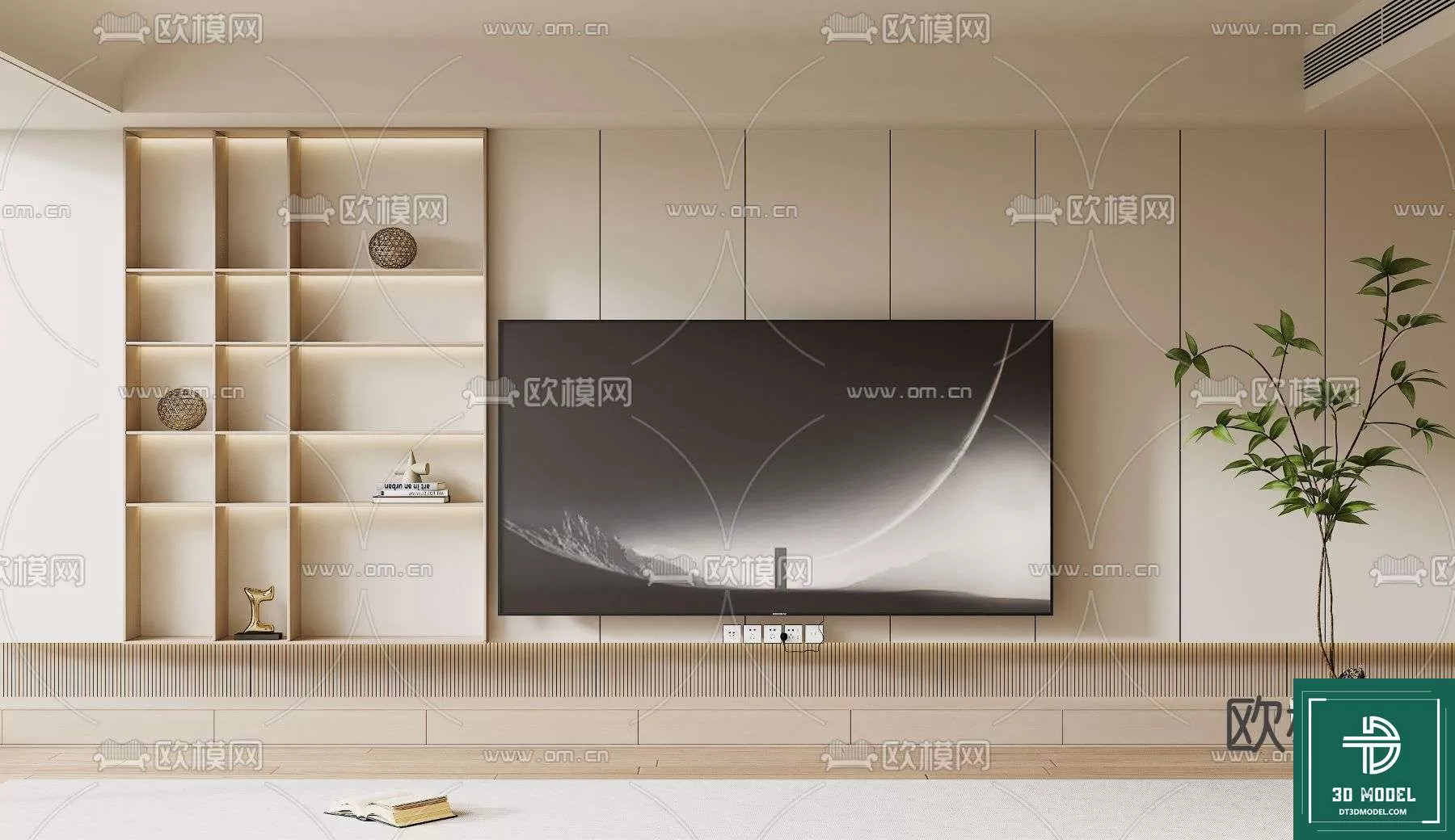 TELEVISION SHELF – 3DMODELS – 110