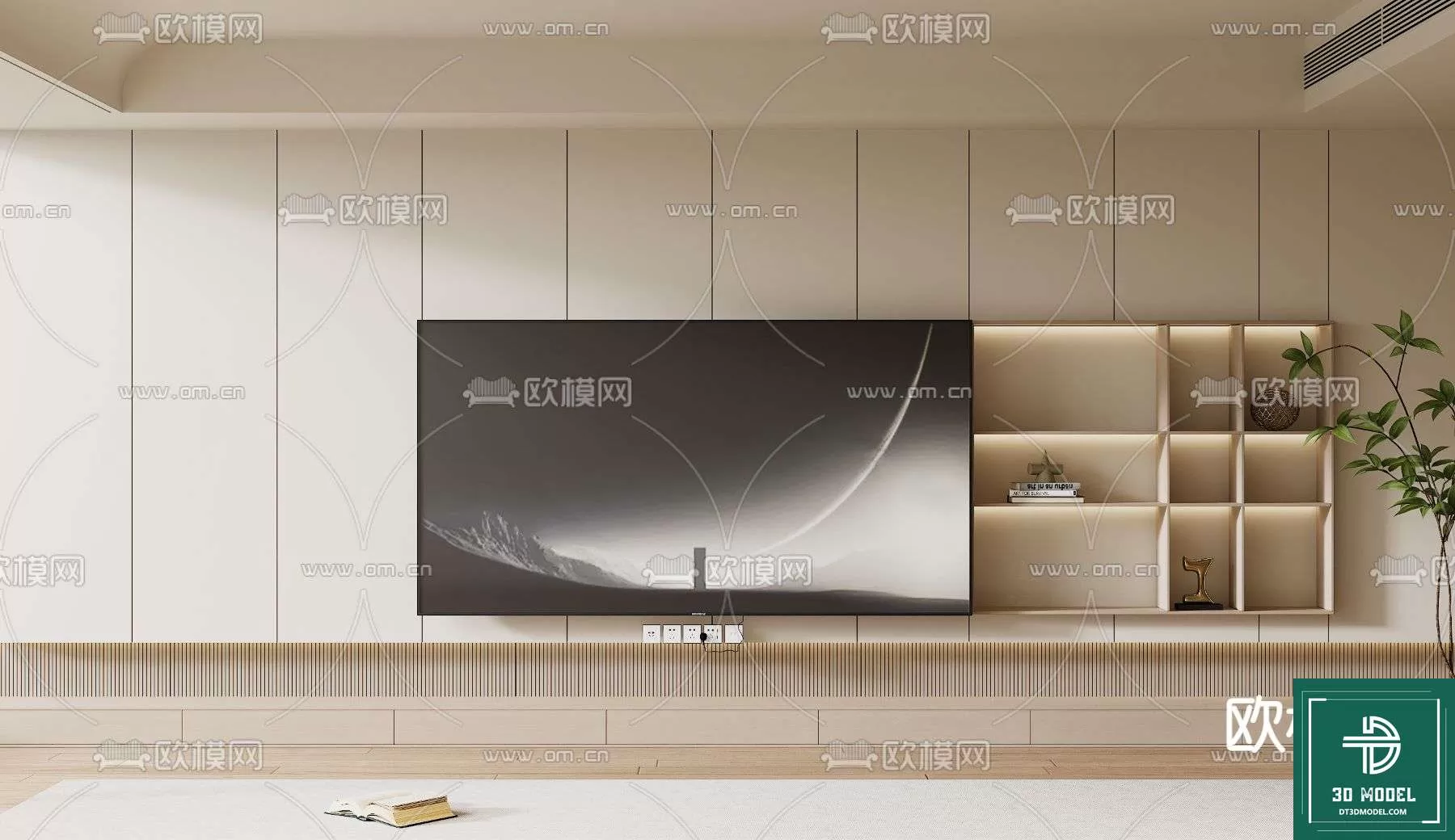 TELEVISION SHELF – 3DMODELS – 111