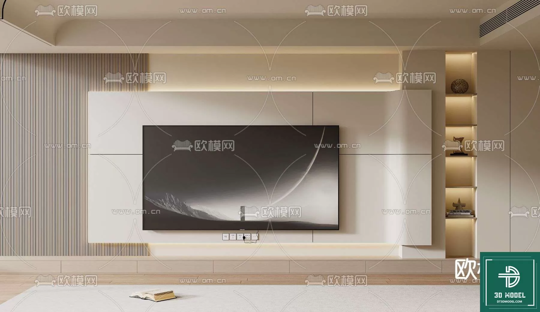 TELEVISION SHELF – 3DMODELS – 112