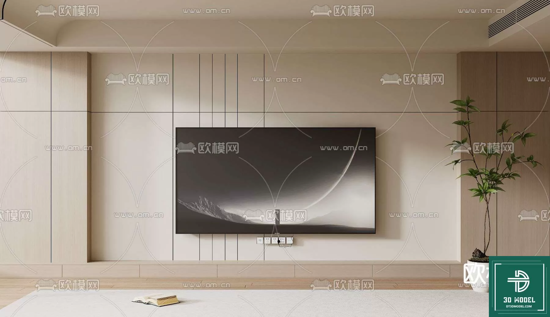 TELEVISION SHELF – 3DMODELS – 113