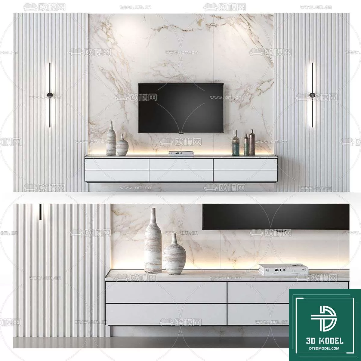 TELEVISION SHELF – 3DMODELS – 116