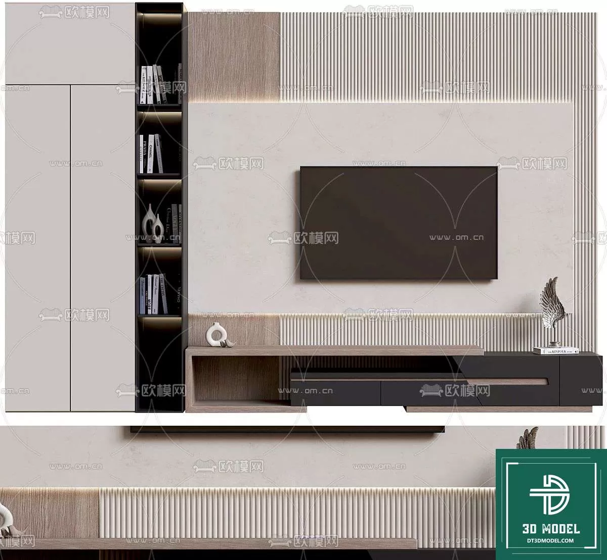 TELEVISION SHELF – 3DMODELS – 117