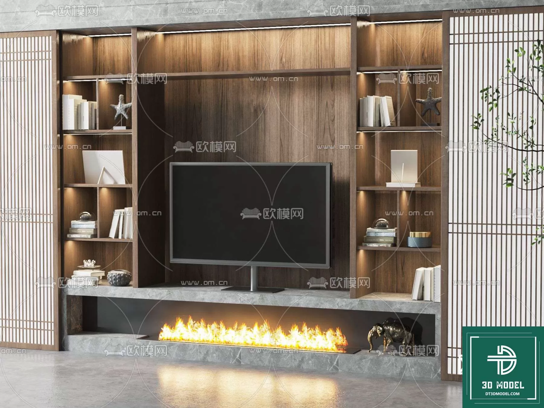 TELEVISION SHELF – 3DMODELS – 120