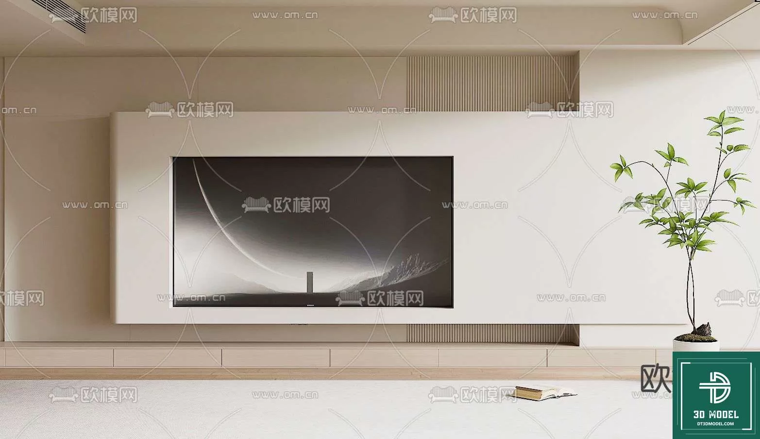 TELEVISION SHELF – 3DMODELS – 123