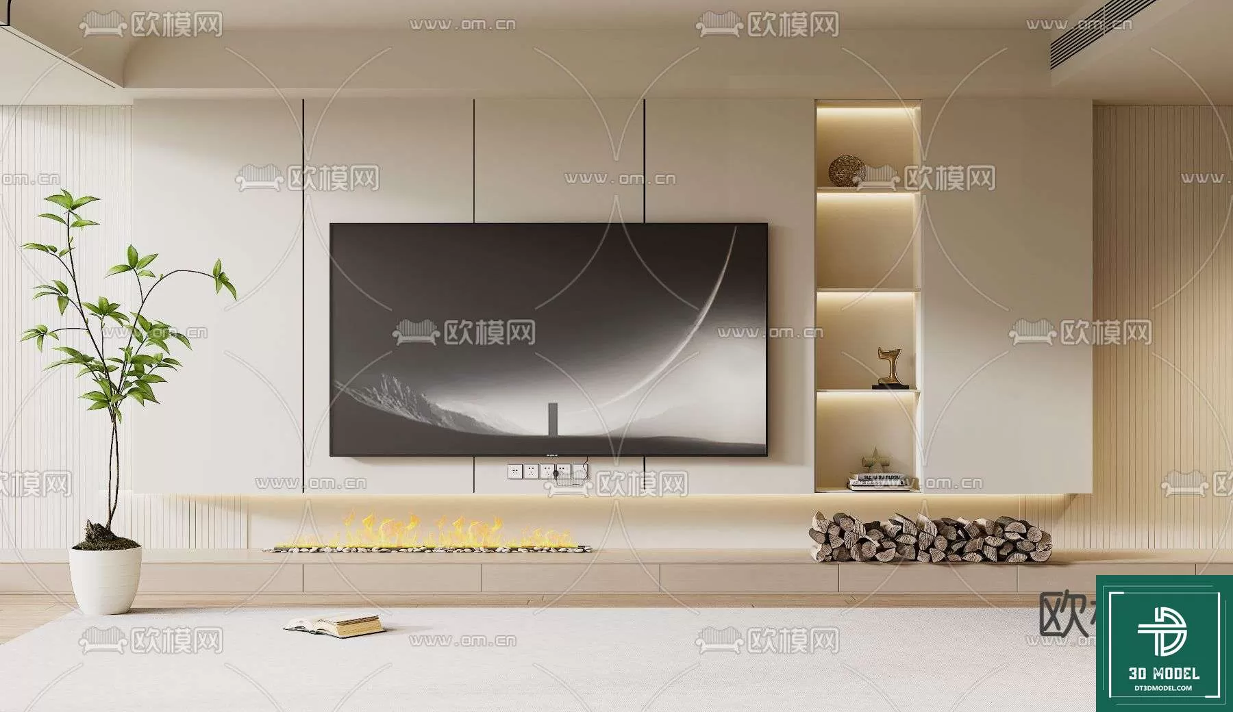 TELEVISION SHELF – 3DMODELS – 124