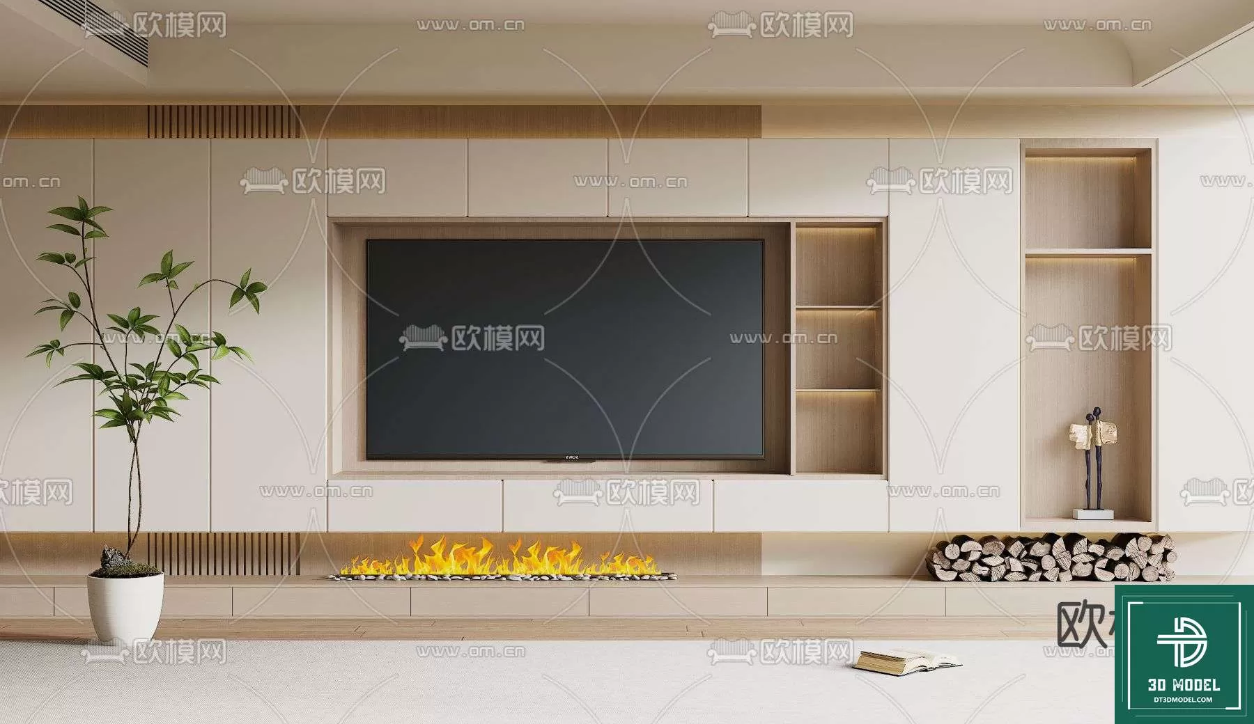 TELEVISION SHELF – 3DMODELS – 125