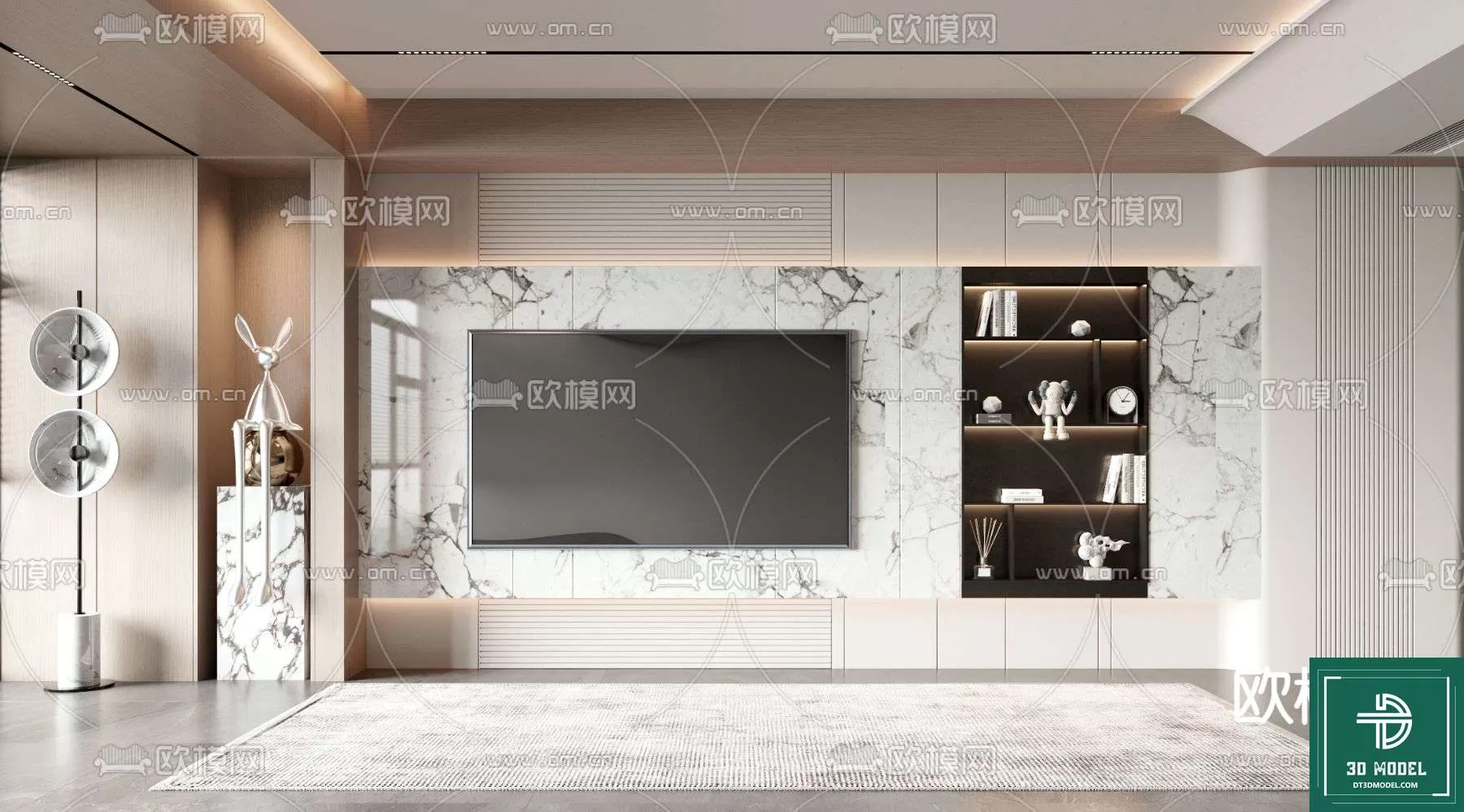 TELEVISION SHELF – 3DMODELS – 129