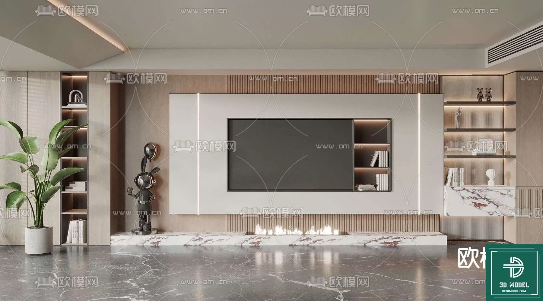 TELEVISION SHELF – 3DMODELS – 134