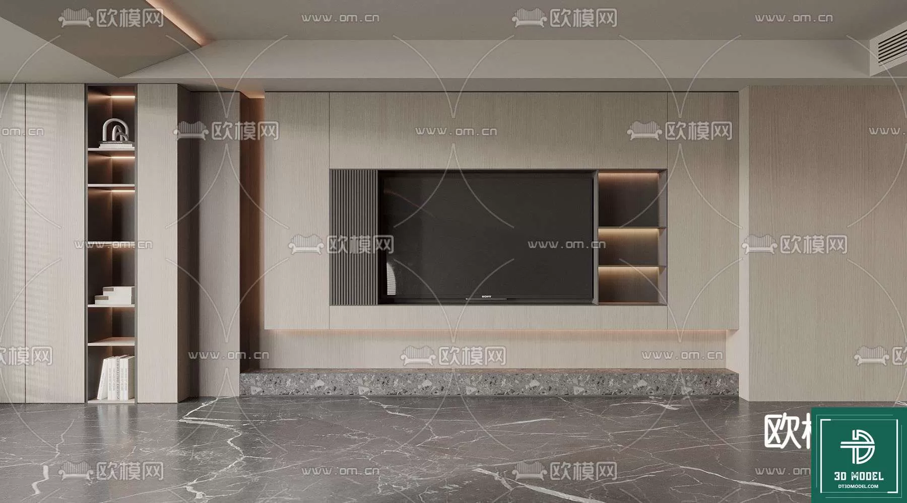 TELEVISION SHELF – 3DMODELS – 137