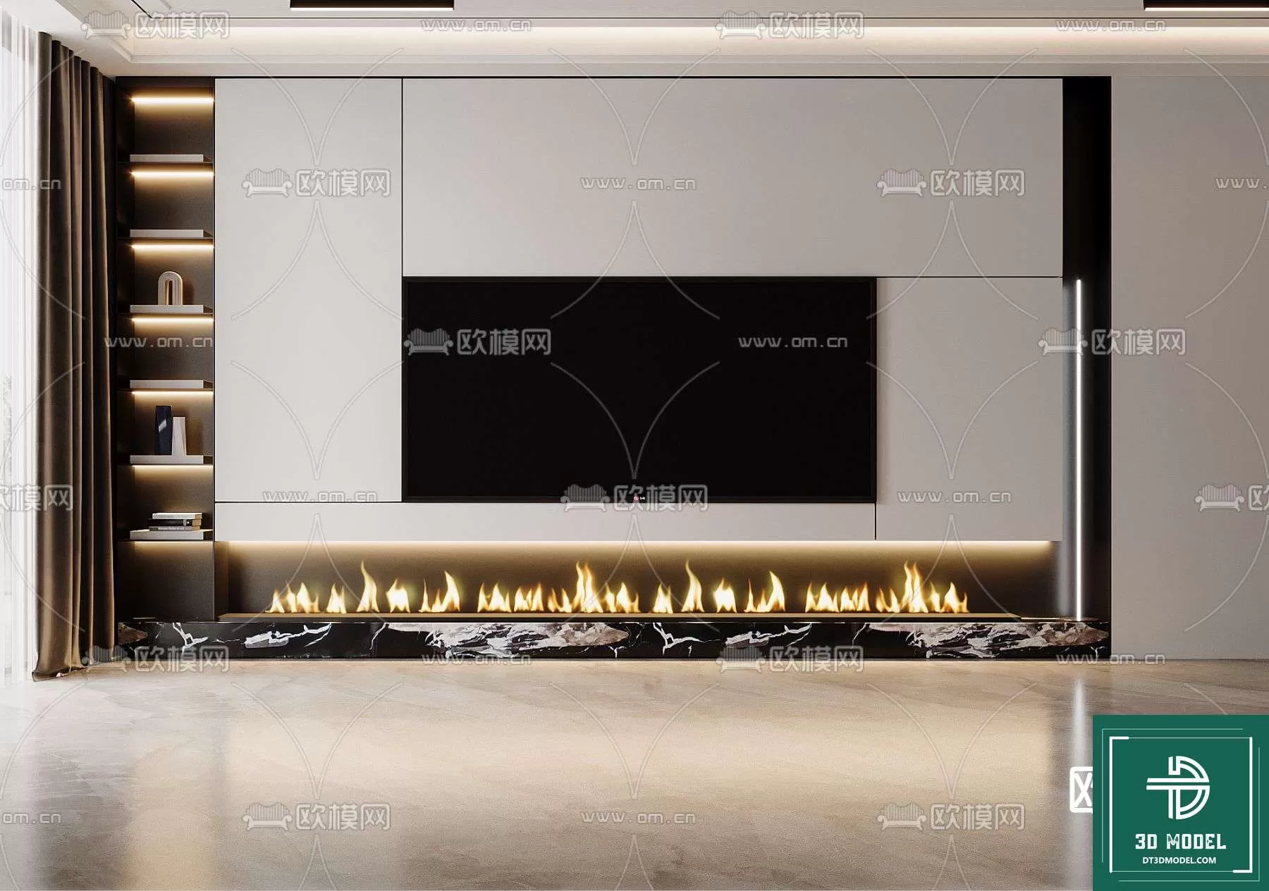 TELEVISION SHELF – 3DMODELS – 139