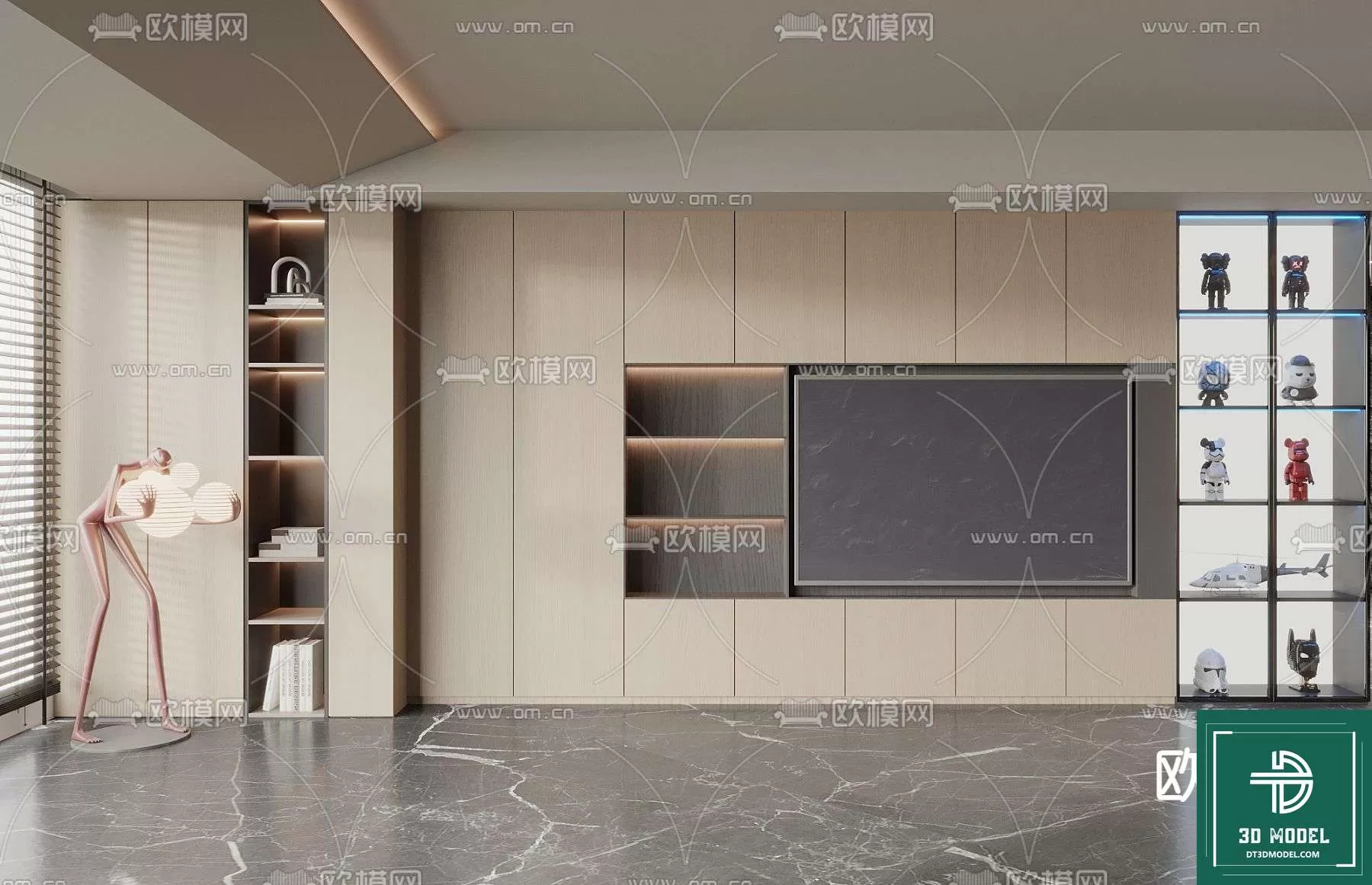 TELEVISION SHELF – 3DMODELS – 140