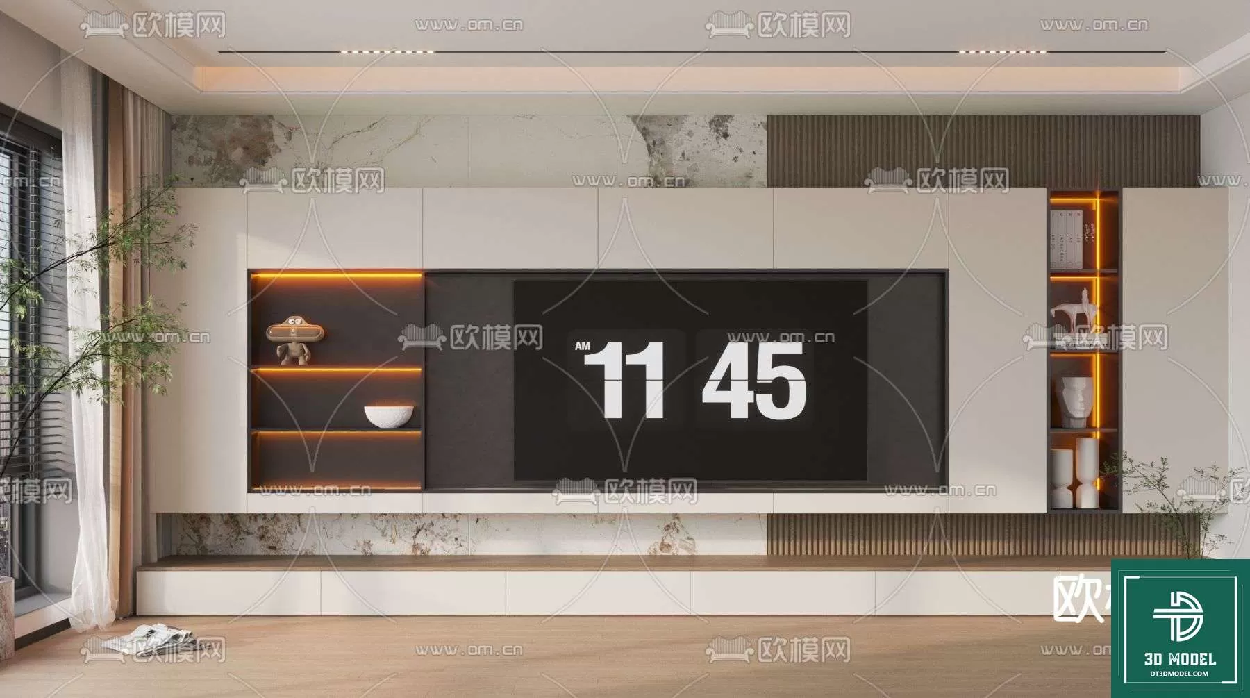 TELEVISION SHELF – 3DMODELS – 153