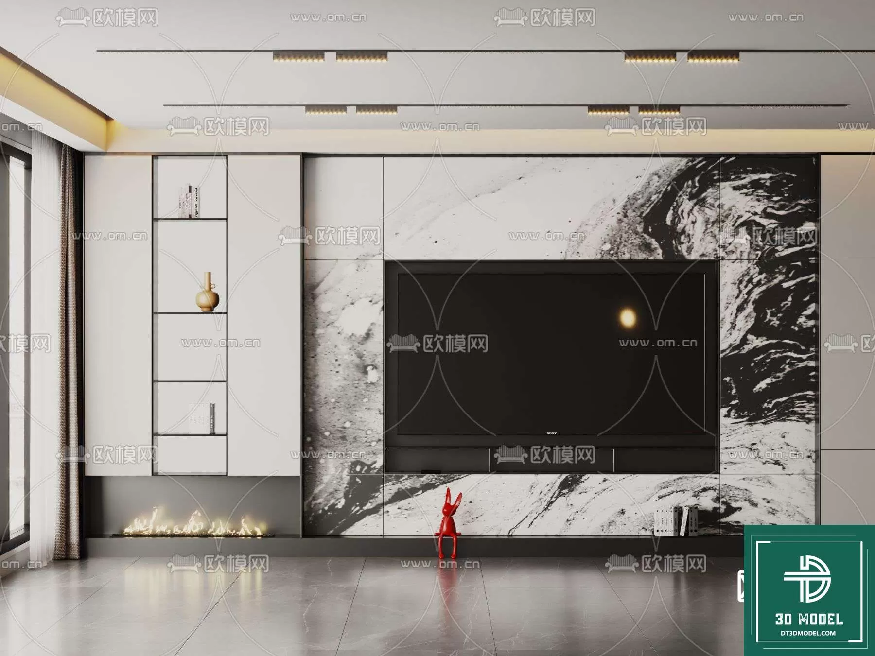 TELEVISION SHELF – 3DMODELS – 159