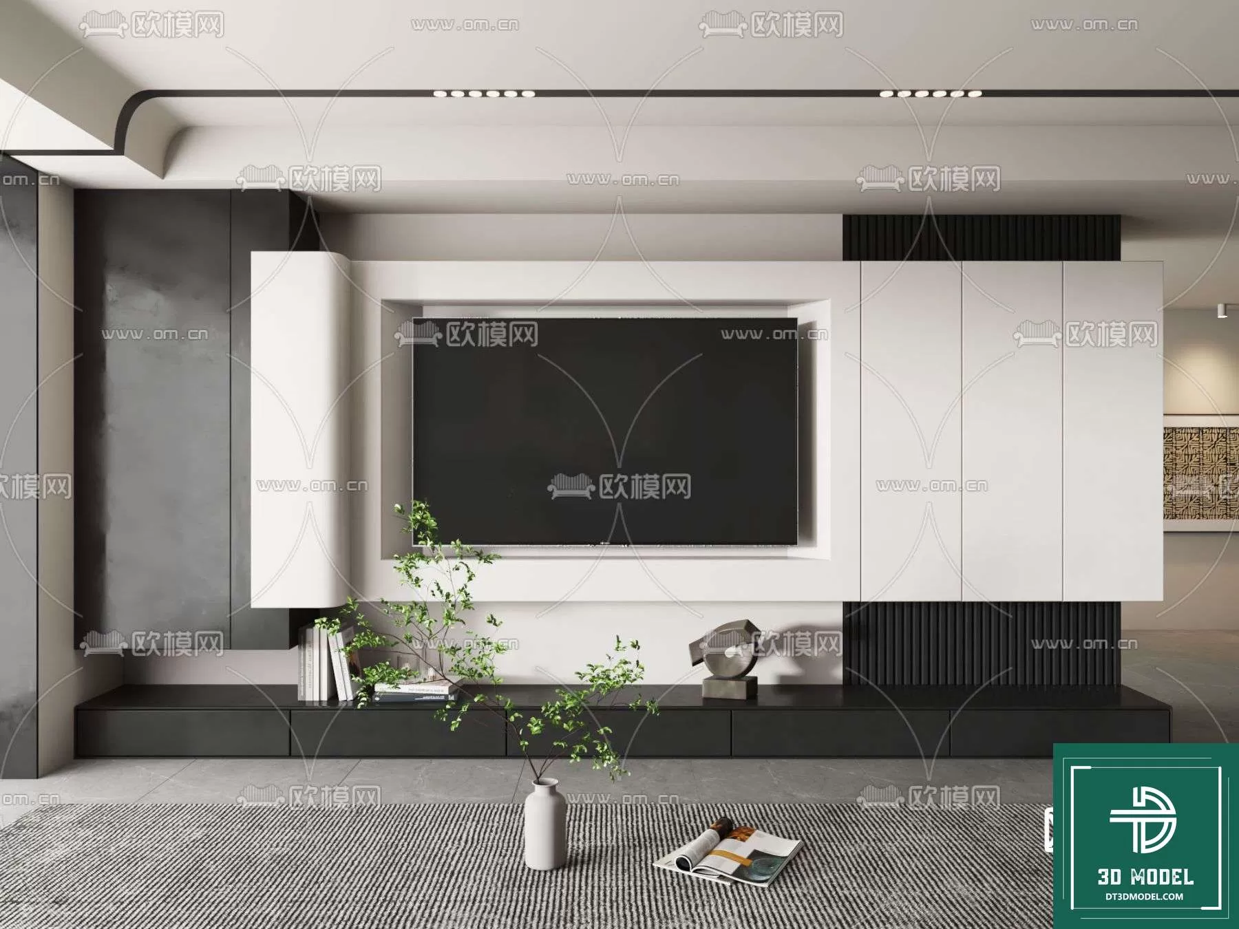 TELEVISION SHELF – 3DMODELS – 166