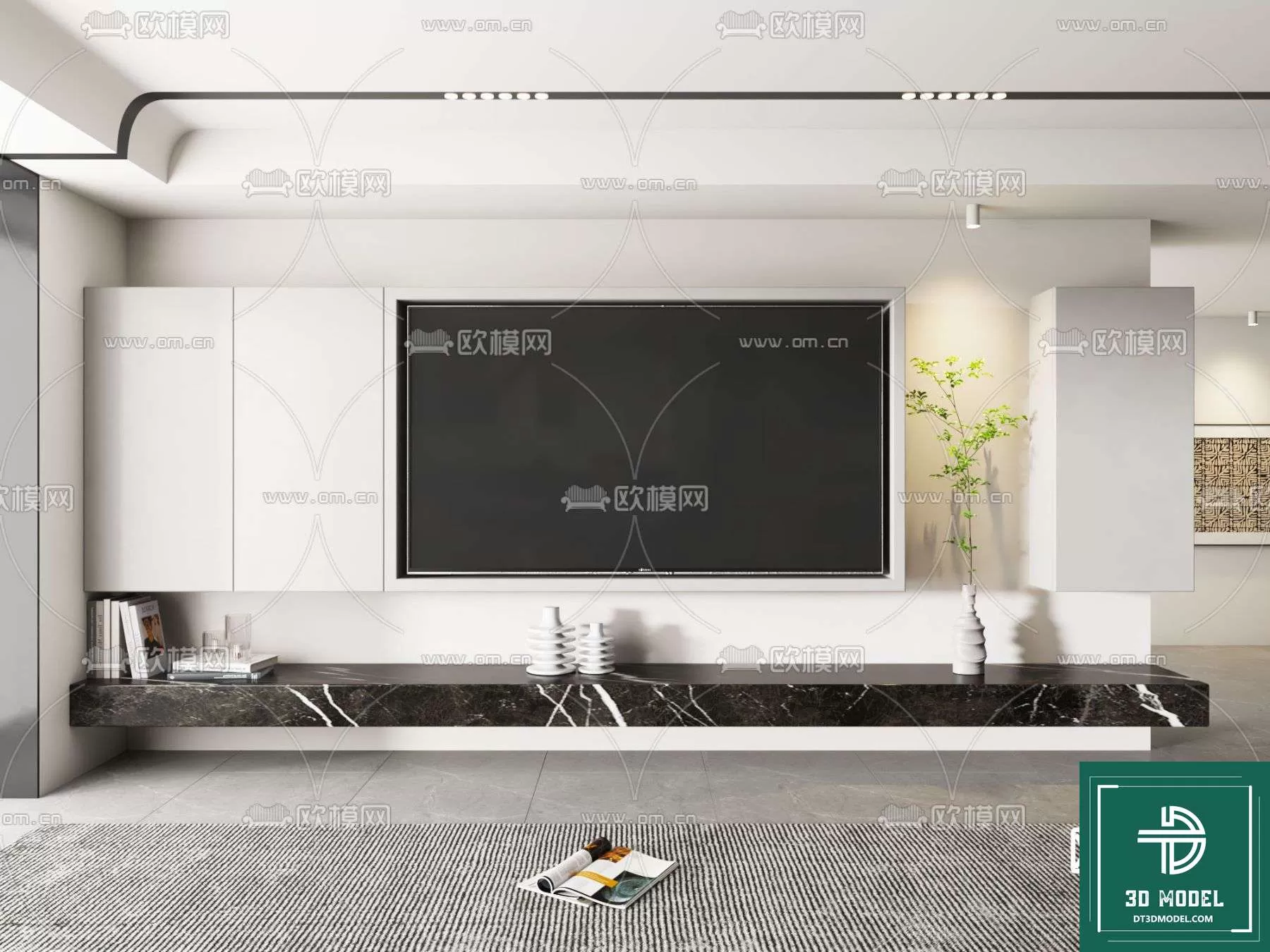 TELEVISION SHELF – 3DMODELS – 168