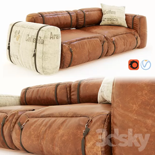 Furniture – Sofa 3D Models – 0416