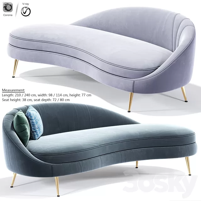 Furniture – Sofa 3D Models – 0730