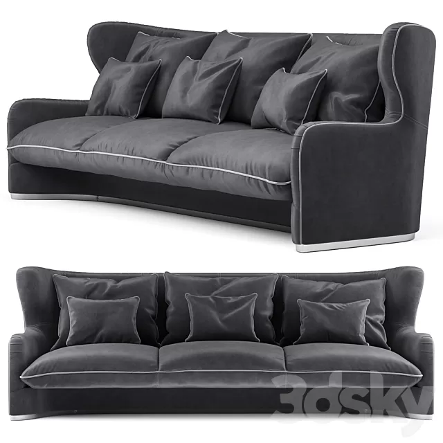 Furniture – Sofa 3D Models – Balance sofa – Visionnaire