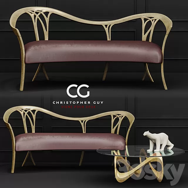 Furniture – Sofa 3D Models – Christopher Guy Set Sofa.2
